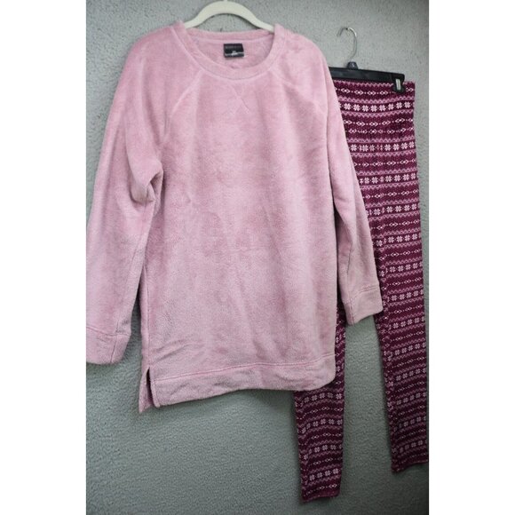 32 Degree Heat Sleepwear Faux Fur Velour Pajama Set-Large-New w/Tags - Picture 1 of 16